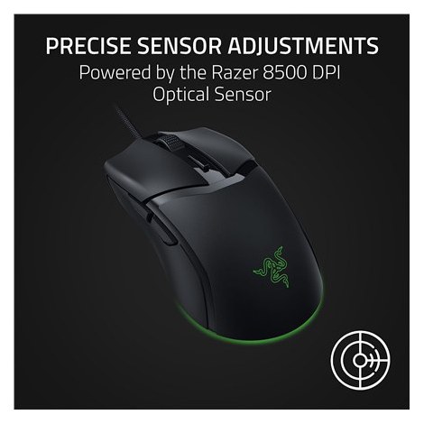 Razer | Gaming Mouse | Wired | Cobra | Optical | Gaming Mouse | Black | Yes - 7